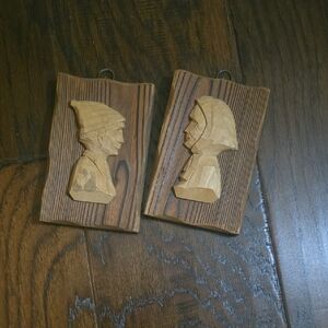 Artisan Carved Wood Wall Decor